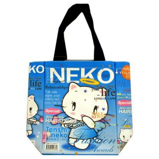 Tenshi Neko Tote TS1018 Hello Angel Kitty Purse Japan Hand Bag, Made 