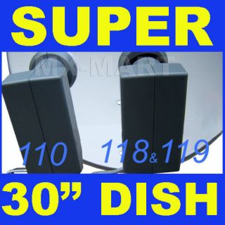30 satellite super dish 1000 500 network 118 7 plus
