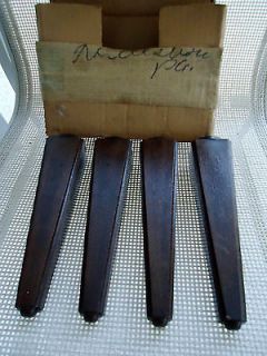 VINTAGE FURNITURE LEGS NEW OLD STOCK SQUARE TAPERED NICE NOS