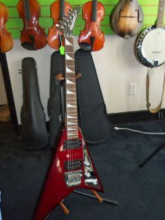 Jackson Red Randy Rhoades RR3 6 String Electric Guitar w/ HSC