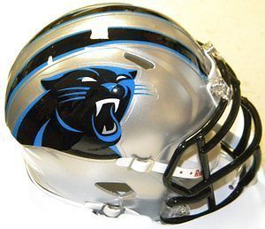   Panthers Riddell Professional NFL Football Team Speed Mini Helmet