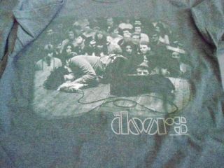   Jim Morrison Exhausted the Gray T Shirt **NEW band concert music tour