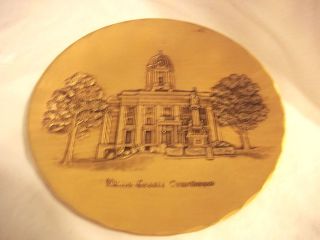 Wendell August Forge Mercer County Courthouse solid bronze plate