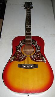 vintage wg 67 gibson hummingbird lookalike acoustic guitar returns 