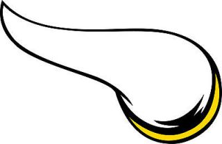   VIKINGS Horn Logo ~ Window WALL STICKER * Car Vinyl DECAL* ANY COLOR