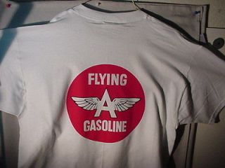 vintage style flying a gas station attendant t shirt time