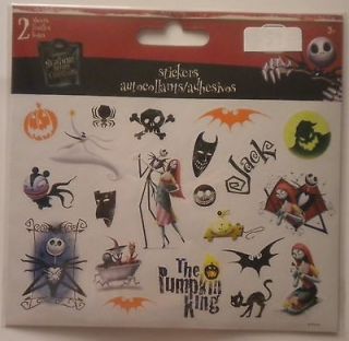 Sandylion Nightmare Before Christmas 41 Stickers Total   NEW 2 Sheets 