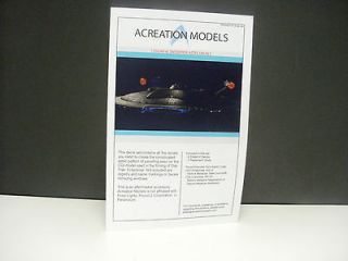 AZTEC DECALS for NX 01 ENTERPRISE 1/350 SCALE by ACREATION MODELS 