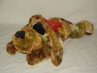  Stores Valentine’s Plush Dog with Camouflage Browns & Greens 