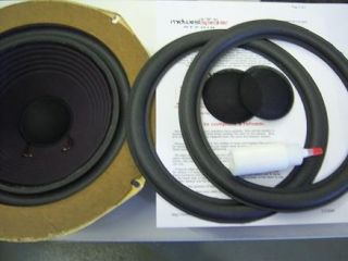 dahlquist dq10 dq 10 woofer foam kit speaker repair time