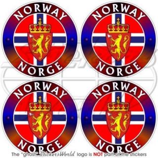 NORWAY Norge Noreg Norwegian Vinyl Bumper Helmet Stickers, Decals 2 