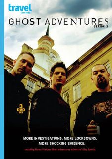 Ghost Adventures Season 3 DVD, 2011, 3 Disc Set