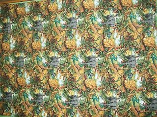 lap quilt quillow pillow throw scattered jungle animals lion elephant 