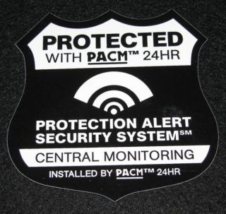 security alarm stickers in Security Signs & Decals