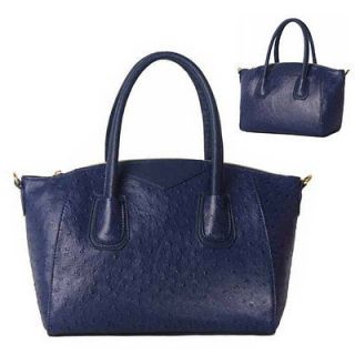 Womens Hollywood celebrity Ostrich style L54684 shoulder tote handbag 