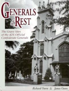   Official Confederate Generals by Richard Owen 1998, Hardcover