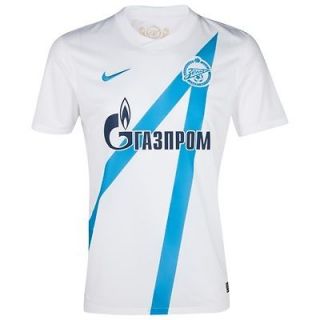Zenit St. Petersburg 2012/13 Away Shirt   Football White/Laser Blue 