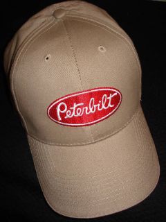 peterbilt hat khaki tan low crown pete cap time left