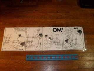 ALLEY OOP ORIGINAL STRIP ART 2 17 1970, hamlin & graue, oop and guz