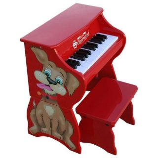 schoenhut 25 key piano pals dog w bench 9258d new