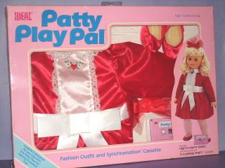 Patty Play Pal PRETTY PARTY DRESS Ideal 1987 MIB
