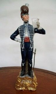 capodimonte napoleonic soldier by bruno merli military from united 