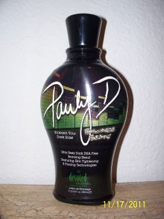 NEW 2012 DEVOTED CREATIONS PAULY D BRONZE BEATS DARK TANNING LOTION 