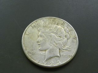 1923 peace liberty silver dollar  45 60