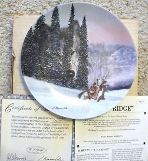 Collectibles  Animals  Wild Animals  Wolves  Collector Plates 