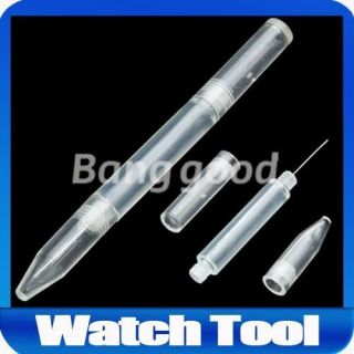 New Oiler Pin Needle Pen Type For Watches Clocks Repair Kits Tools 