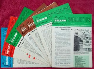   Belsaw Bulletin Woodworking Magazines & 910 Planer Molder Saw Ads