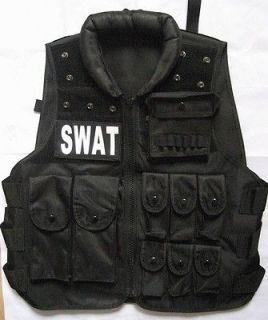 New SWAT Tactical Vest for Airsoft/Paintb​all Black  Airsoft