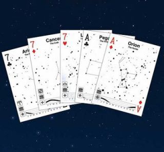 Night Sky Playing Cards by Jonathan Poppele 2009, Cards,Flash Cards 