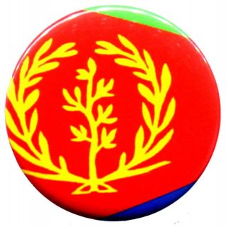 eritrea flag eritrean pin pinback badge button new from thailand