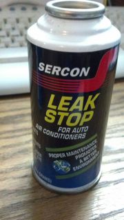 R12, VERY RARE & HARD TO FIND, LEAK STOP, STOP LEAK, SERCON, 4 oz. Can