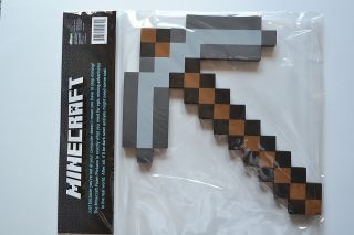 new minecraft foam pickaxe pixel weapon prop awesome one day