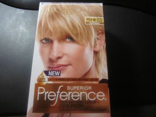Superior Preference by Loreal 9 1/2 NB Lightest Natural Blonde   Nice