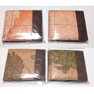 Mens Bifold Map Wallet Purse Money Clip PU Leather 2 Bill Sections ID 