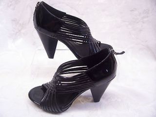 Franco Sarto Cycle Womens Black Dress Sandal Shoes Heels Size 8 NIB 