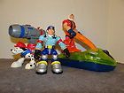 Rescue Heroes Auction Figure Fisher Price LOT Smokey Dog, Jet Ski, and 
