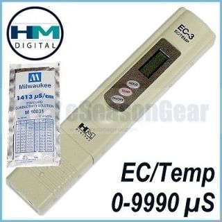 hm digital ec 3 conductivity tester meter w case new