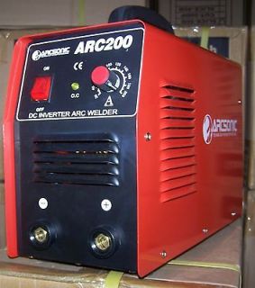 200 amp Inverter Arc Stick welder weighs less than 20 Pounds