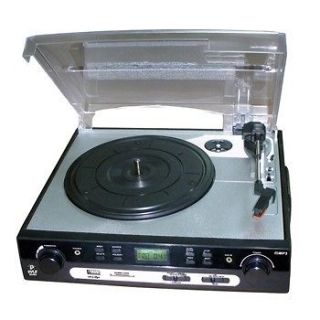 PYLE 3 Speed Vinyl Turntable Record Player  Encoding USB SD AM FM 