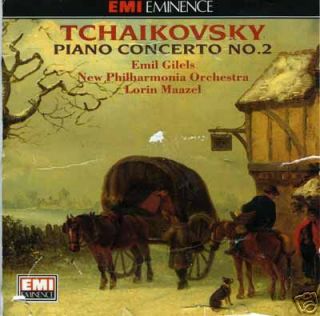 emil gilels piano tchaikovsky concerto no 2 cd 1973 time