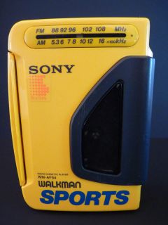   SONY SPORTS WM AF54 Walkman Radio Cassette Player TESTED  See Photos