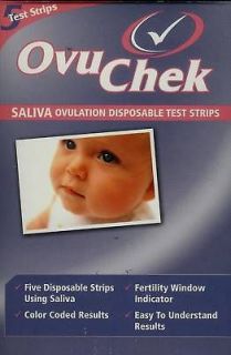 newly listed 15 ovu chek saliva ovulation 5 test strips