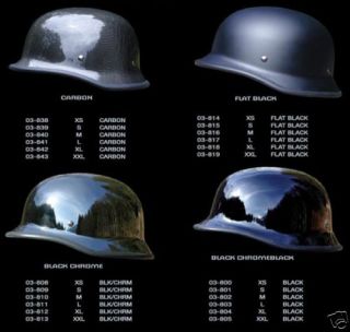 helmet german by voss flat black novelty xxl time left