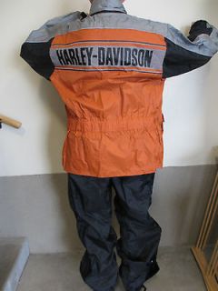 harley davidson rain suit size med nice