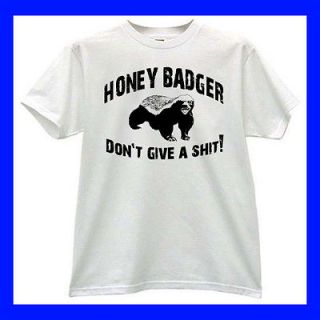 HONEY BADGER ★ DONT GIVE A SH*T! 0_0 BADGER DONT CARE ★_★ GRAY 