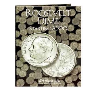 HE Harris Roosevelt Dime Starting 2000 Coin Folder / Album